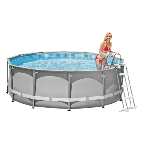 [onl119544]  Elevated pool ladder - 3 steps without platform