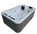 Iris White Marble Spa + Lid