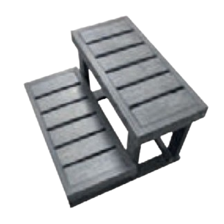 [onl135073] Gray Ladder for Natuspa Spas