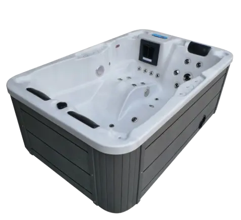 [onl135074] Iris White Marble Spa + Lid